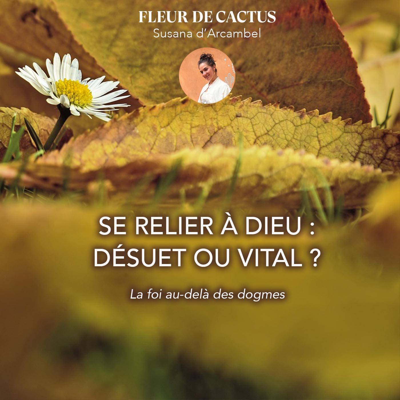 Jaquette de l'épisode #111 Se relier à Dieu : désuet ou vital ? du podcast Fleur de Cactus